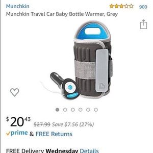 Munchkin portable bottle warmer